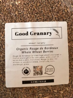 Rouge de Bordeaux, hard red spring wheat, Mockmill Canada