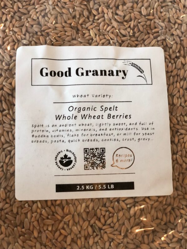 Organic Spelt, goodgranry.ca, Mockmill Canada